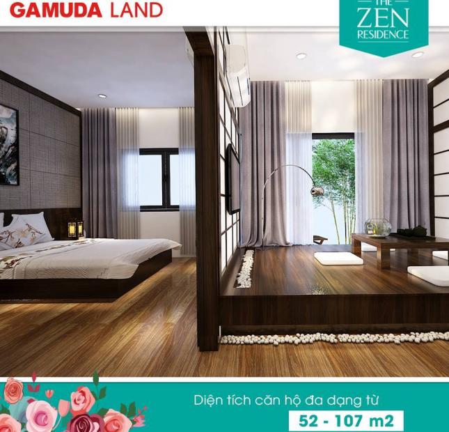 Chủ đầu tư Gamuda, mở bán đợt cuối cùng tòa chung cư cao cấp The Zen Residence, ưu đãi cực khủng