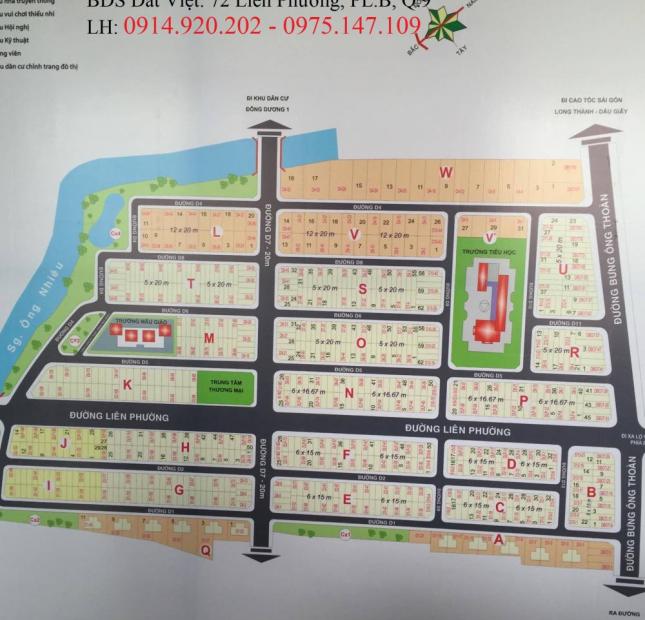 Cần bán nhanh những lô đất sổ đỏ vị trí đẹp, dự án Sở Văn Hóa Q9, Phú Hữu, Quận 9