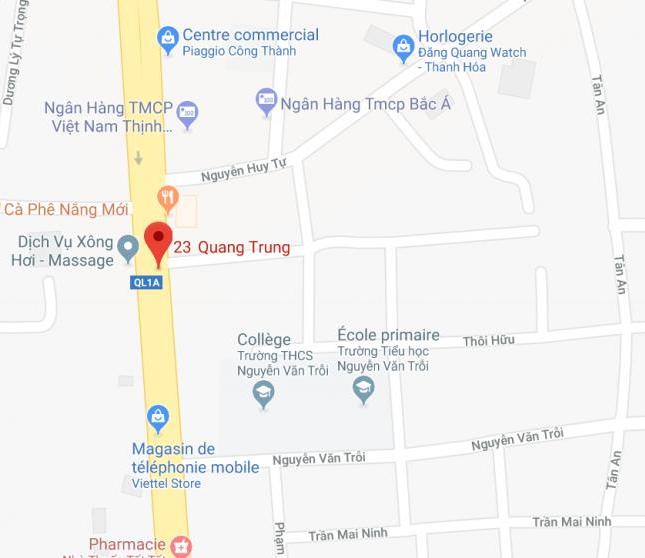 Chính chủ bán nhà mặt phố Quang Trung, Tp. Thanh Hóa
