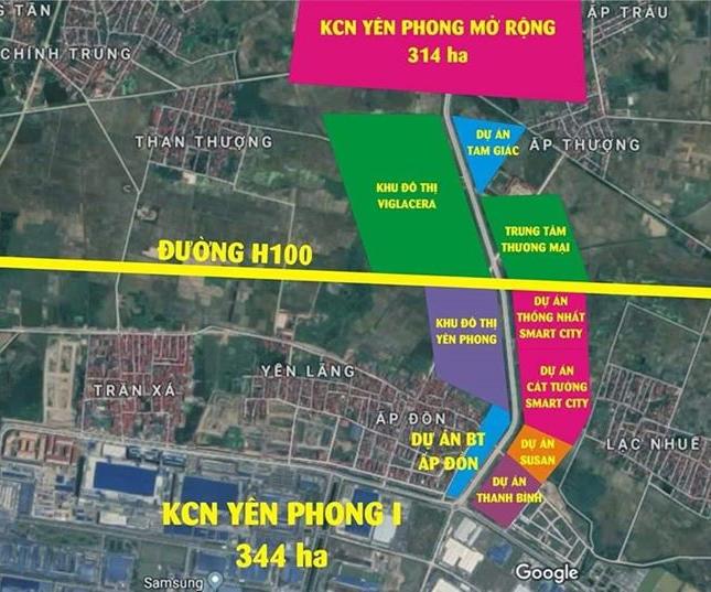 Đầu tư đất nền cạnh nhà máy Samsung Bắc Ninh chỉ với 300 triệu, sổ đỏ lâu dài LH: 0986329050