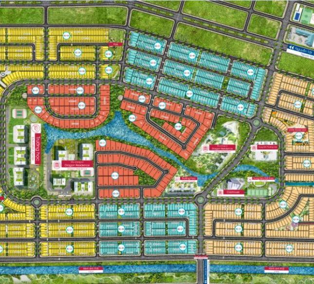 CC Bán đất Dragon Smart city đường 10.5m View Kênh, hướng DN, giá đầu tư,LH: 0931 86 10 39