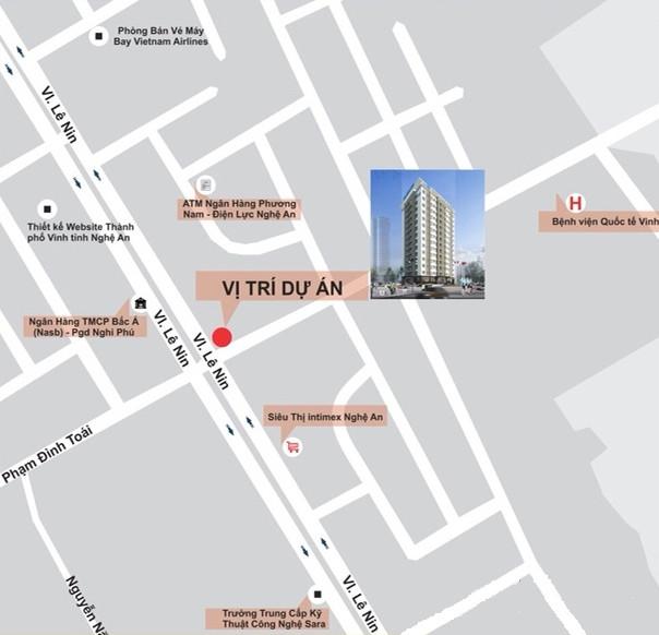  Bán căn hộ chung cư tại Thành phố Vinh, Nghệ An chỉ từ 628 triệu
