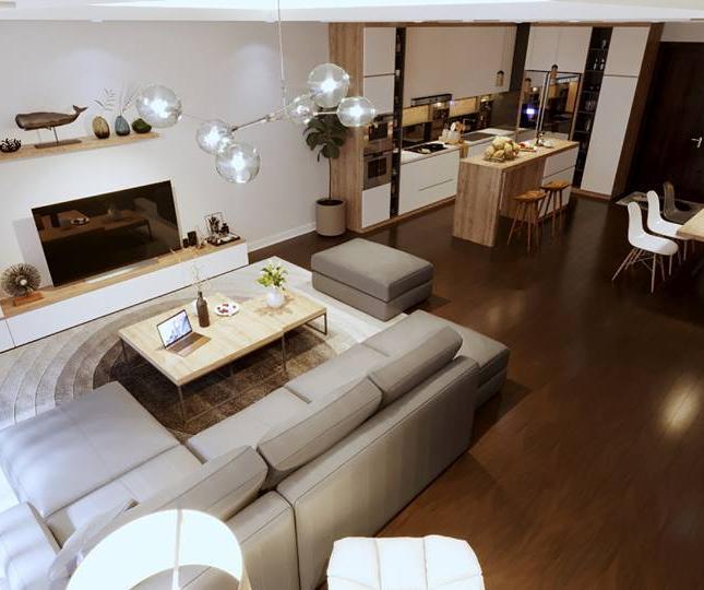 Cho thuê căn hộ cao cấp tại D'.Le Pont D'or, Tân Hoàng Minh, 36 Hoàng Cầu 130m2, 3PN, giá 18 tr/th