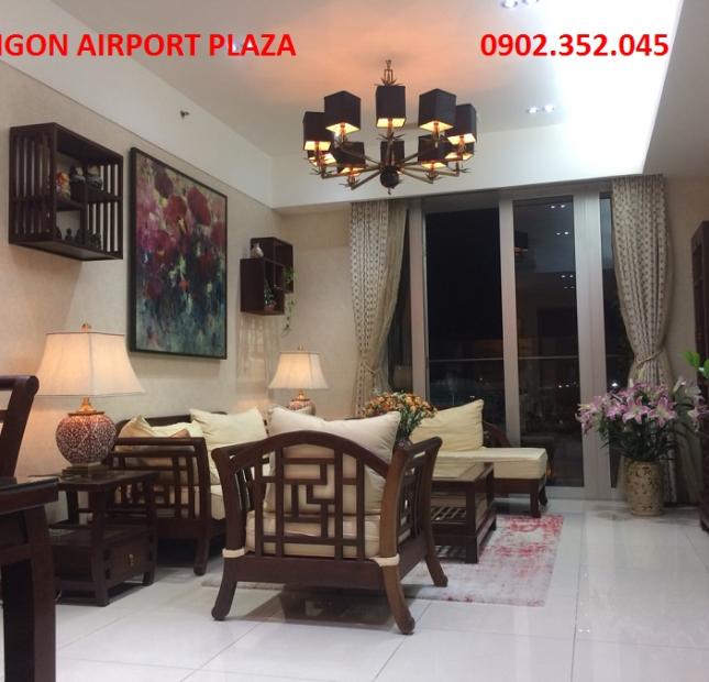 Bán căn hộ Saigon Airport Plaza 3PN, 123m2, nội thất đẹp, nhà mới, 5,5 tỷ. LH 0902 352 045