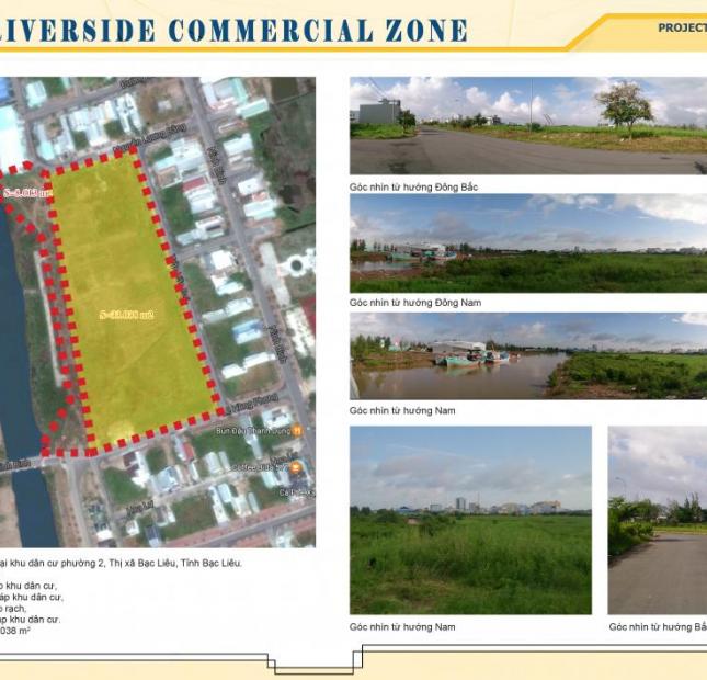 Bạc Liêu Riverside Commercial Zone, p2, TP. Bạc Liêu, 12tr/m2