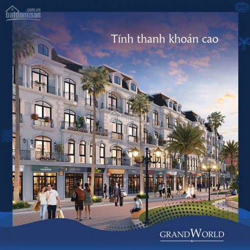 Sở hữu căn Shop Grand World Phú Quốc chỉ với 30% giá trị, sinh lời cao