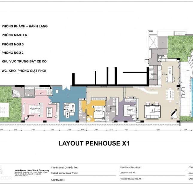 Bán gấp căn Penthouse Sunrise City khu North tòa X2, dt 553 m2, giá 22,5 tỷ còn thương lượng cho người có thiện chí 