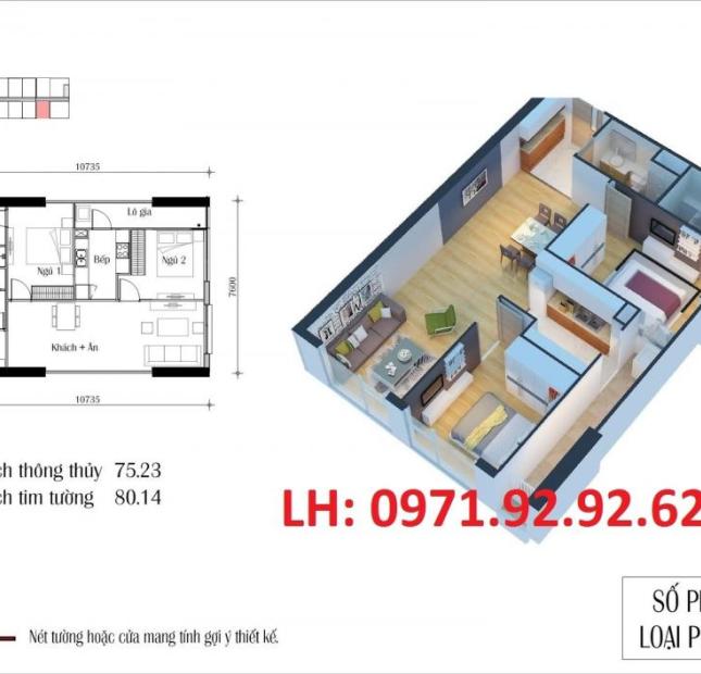 bán chung cư Eco Green City Nguyễn Xiển 75m CT3 căn góc 1 ty 9 LH 0971.92.92.62