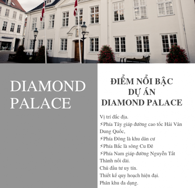 Nhận đặt chổ dự án DIAMOND PALACE - Đà Nẵng ( ngay hôm nay). LH: 035 954 9359 (QLDA)