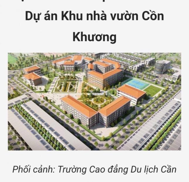 CHUẨN BỊ CÔNG BỐ MỞ BÁN MỞ BÁN GIAI ĐOẠN 1 - KHU NHÀ VƯỜN CỒN KHƯƠNG - Q. NINH KIỀU (Eco Villas - Khu Biệt thự ven sông hàng đầu Cần Thơ)