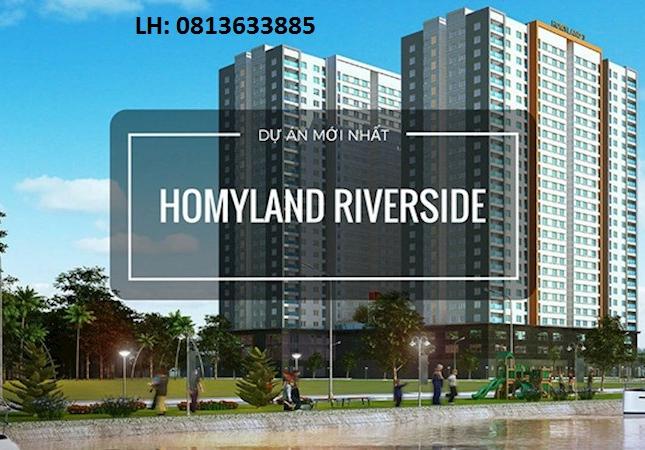 Căn hộ Homyland Riverside Q.2 – DT 80m2, 2PN, giá 2.7 tỷ. LH: 0813633885