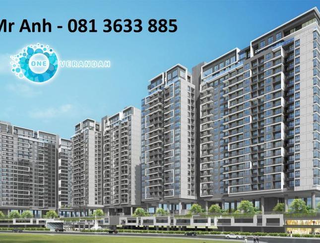 Căn hộ cao cấp One Verandah - Mapletree (Singapore) - TT 1.2 tỷ nhận nhà – 0813633885