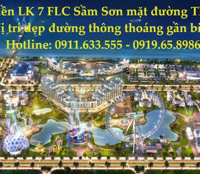 Bán đất FLC Sầm Sơn  - LK7 mặt đường Thanh Niên 