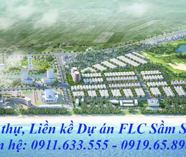 Mở bán liền kề, biệt thự FLC Lux City Sầm Sơn, giá siêu rẻ chỉ từ 15tr/m2 
