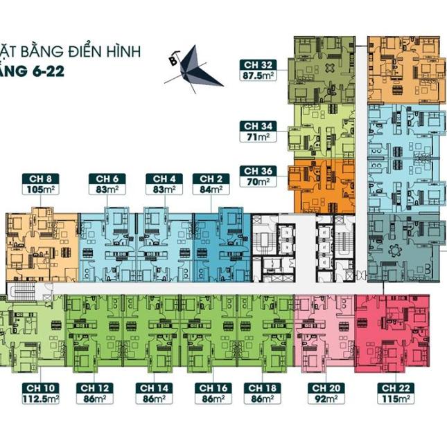 Mở bán đợt 1 với 4 tầng 9,14,18,22 tại chung cư được mong chờ nhất phố Sài Đồng, giá chỉ từ 25tr/m2