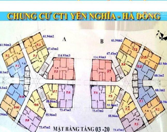 Bán suất ngoại giao chung cư CT1 Yên Nghĩa, giá gốc cực rẻ chỉ 10.9tr/m2. LH 0387.777.563