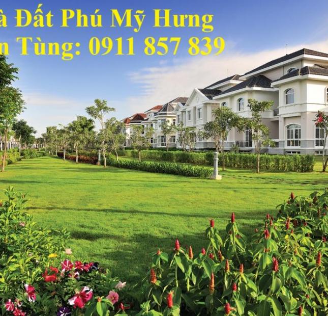 Cần bán lô đất biệt thự Diện tích khủng trong Phú Mỹ Hưng, 23x18m, Giá 100 triệu/m2 LH 0911857839