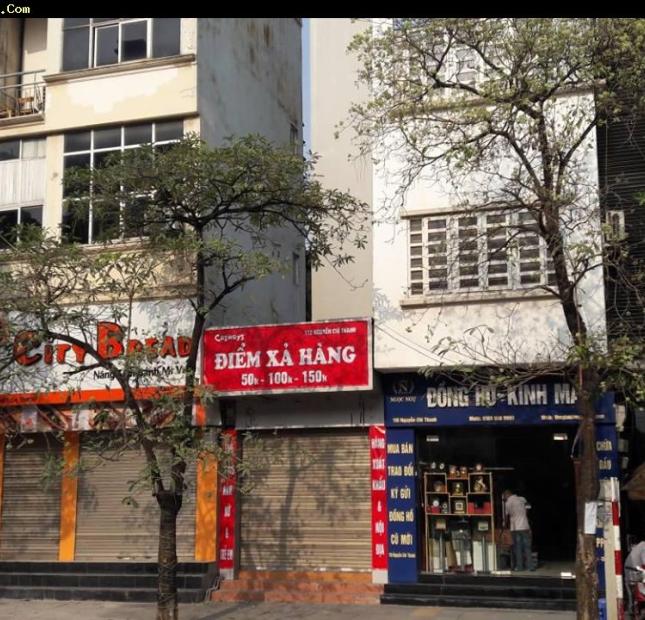 Cho thuê nhà mặt phố Nguyễn Trãi, Thanh Xuân, dt 90m2, mt 4m, 2/4 tầng, giá 30 tr/tháng.