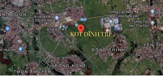 Giá chính thức KDT Dĩnh Trì, Bắc Gianlg. LH: 0389545345 