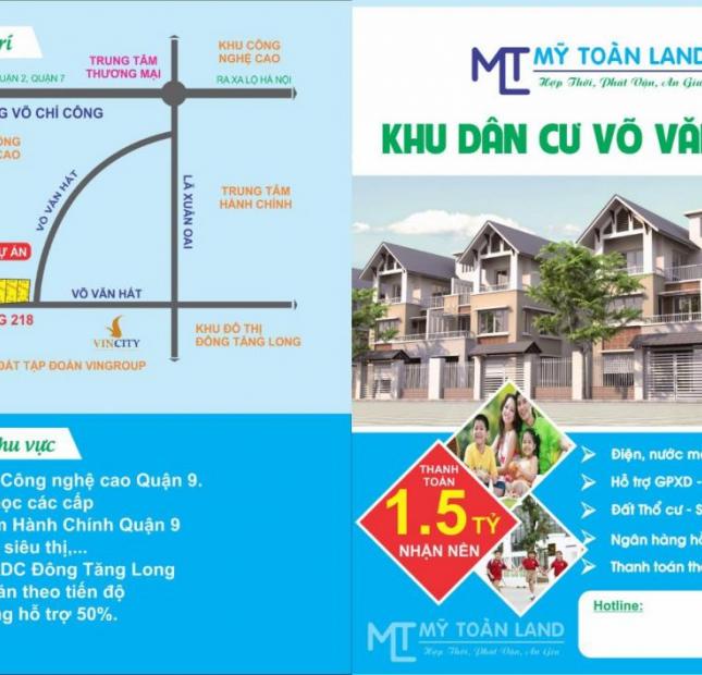 Chính Thức Nhận Giữ Chỗ Dự Án Đường Võ VĂn Hát, P.Long Trường, Quận 9.