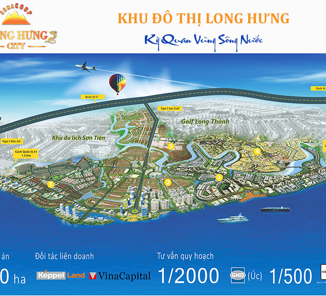 Đất nền Long Hưng City siêu dự án ven sông Đồng Nai kỳ quan sông nước TP. Biên Hòa, 0933.791.950