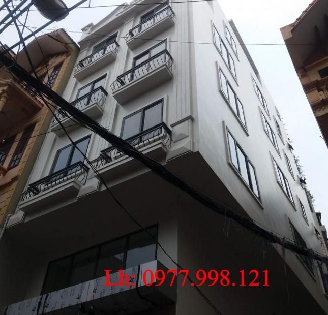 Bán tòa nhà 7 tầng Kim Giang, Có thang máy, vừa ở vừa làm văn phòng cty, lh 0977998121