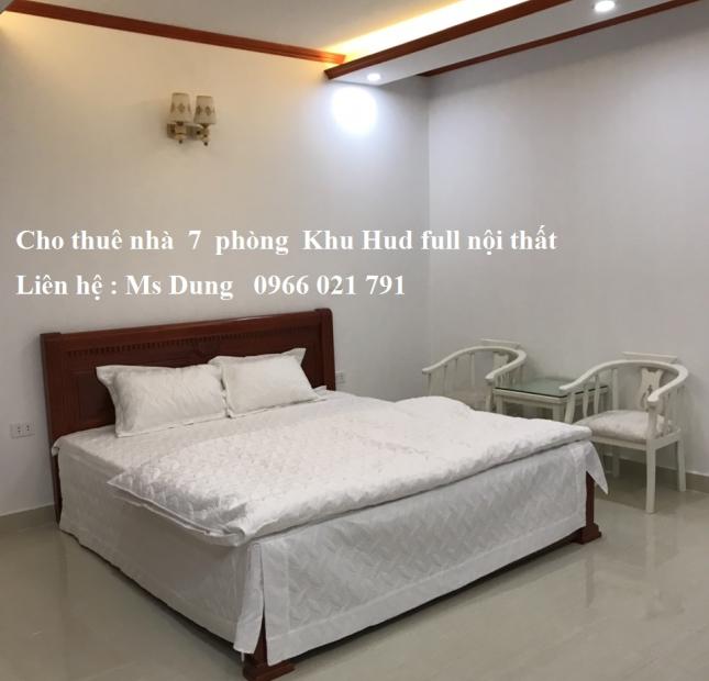 Cho thuê nhà 7 phòng khu Hud Full nội thất tại Trung tâm TP Bắc Ninh