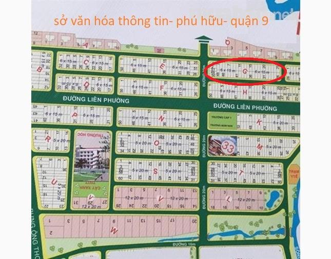Bán đất nền dự án tại Dự án Khu dân cư Sở Văn Hóa Thông Tin, Quận 9,  Hồ Chí Minh