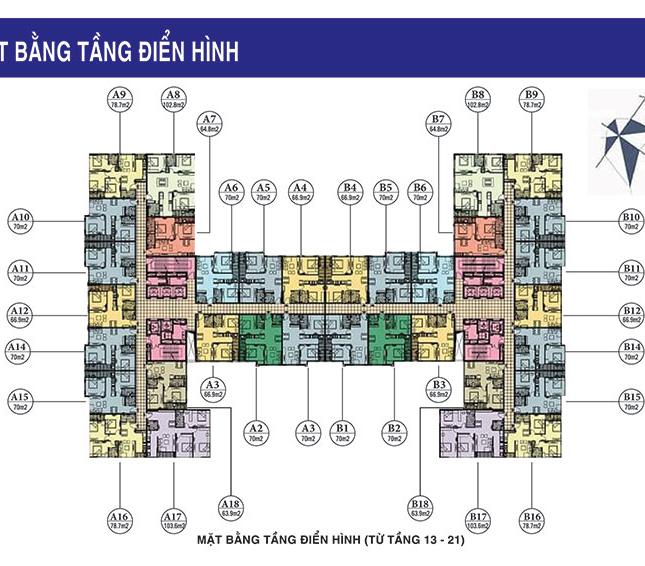 Tôi Quân chính chủ căn hộ chung cư 282 Nguyễn Huy Tưởng cần tiền bán căn hộ 1502, dt 70m2 giá bán 23tr/m2:0936071228