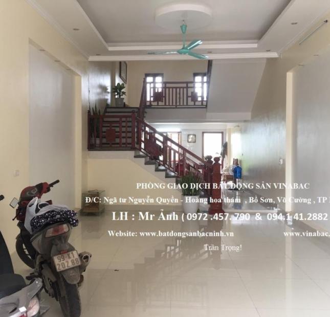Cho thuê nhà 4 tầng  mới xây dựng  - Khu Võ Cường , TP Bắc Ninh