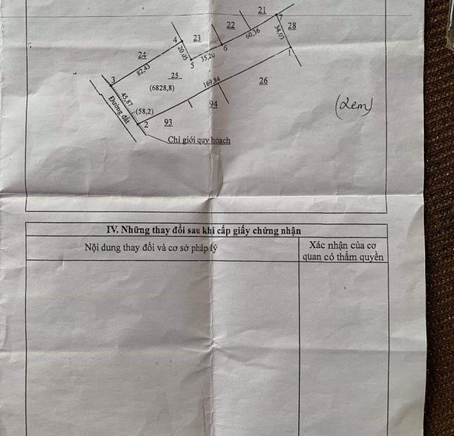 Bán 6887m đất, giá chỉ 3tr5/m, mặt tiền đường 7m, gần sân bay Long Thành, đường TL769, xã Lộc An, huyện Long Thành