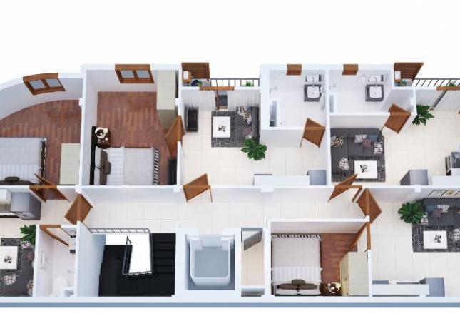 Cho thuê dài hạn căn hộ  tại Đường Thanh Tịnh, Liên Chiểu,  Đà Nẵng diện tích từ 32m2  giá  từ 4.3 Triệu/tháng