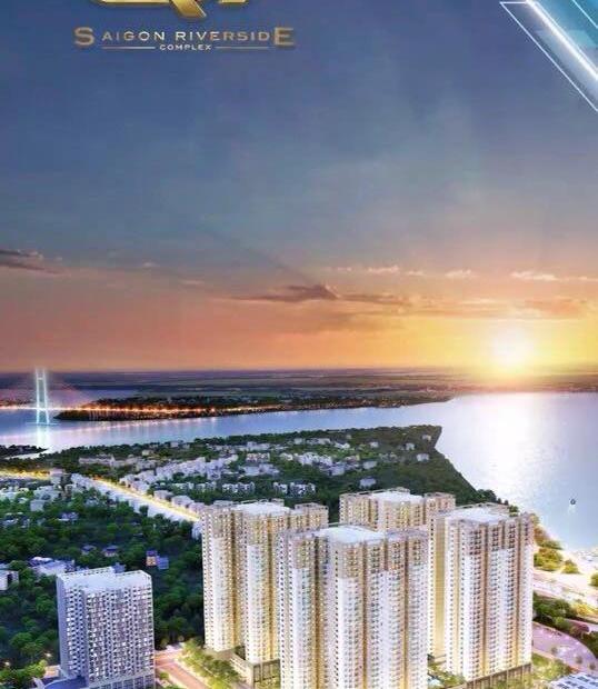 Chỉ 2 tỷ sở hữu căn hộ 2pn/66m2 mặt tiền sông liền kề Phú Mỹ Hưng, TT từ 24%