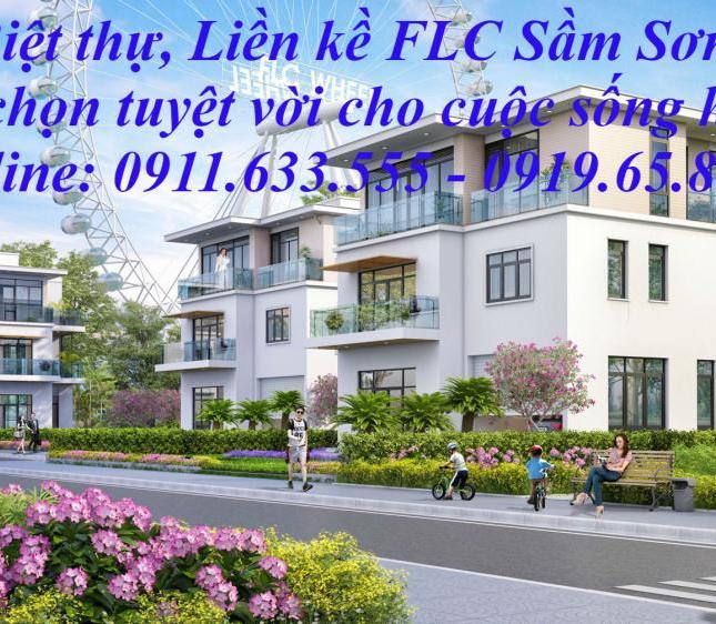Chính chủ bán đất nền liền kề FLC Sầm Sơn LK 22 đầu ve giá rẻ ở FLC Sầm Sơn. Vị  trí đẹp nhất dự án.