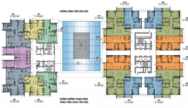 CHUYÊN CĂN GÓC 3 PN-128.6 M2 TRỰC TIẾP PKD CHỦ ĐẦU TƯ DỰ ÁN SKY PARK RESIDENCE. LH: 0386822825