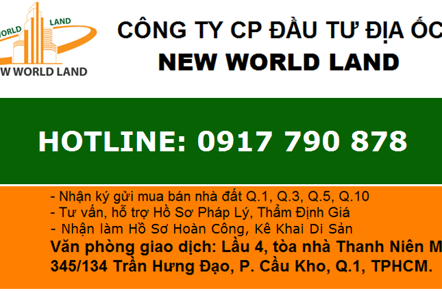Xuất ngoại bán nhà đường Nguyễn Cảnh Chân quận 1 giá bán 5 tỷ.