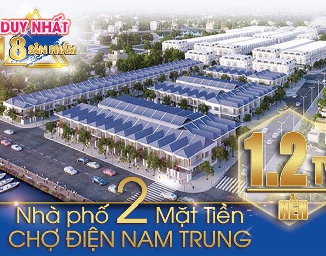 Độc quyền 18 sản phẩm nhà phố 2 mặt tiền ngay KCN Điện Nam - Điện Ngọc