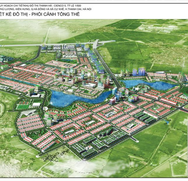 Bán gấp biệt thự Thanh Hà A2.5 đường 25m,  14m tự thiết kế xây dựng!!