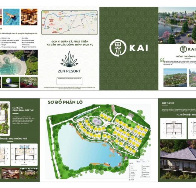 Biệt thự nghỉ dưỡng Kai Village and Resort Hòa Bình - thiên đường Đậm chất Nhật - LH: 0947894889