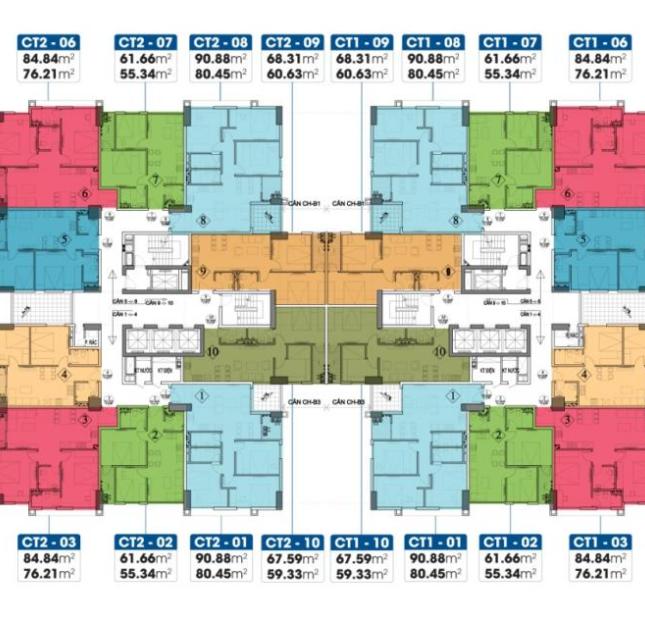 Chung cư PCC1 Triều Khúc, 60m 2PN chỉ 1,75 tỷ, vay 70%, nhận nhà quý I/2020