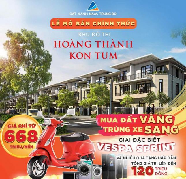 Trúng xe Vespa 75 triệu khi mua đất tại Hoàng Thành Kon Tum