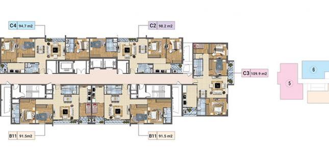 Bán căn hộ chung cư Xuân Phương Tasco, căn 1002, DT 109m2, tòa D giá 20.5tr/m2, LH:0981129026
