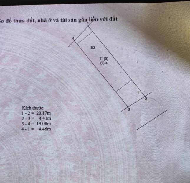 Cần bán gấp nhà phố Hồng Tiến, Long Biên, kd đỉnh, ôtô tránh, 90m2, 6.5 tỷ tl