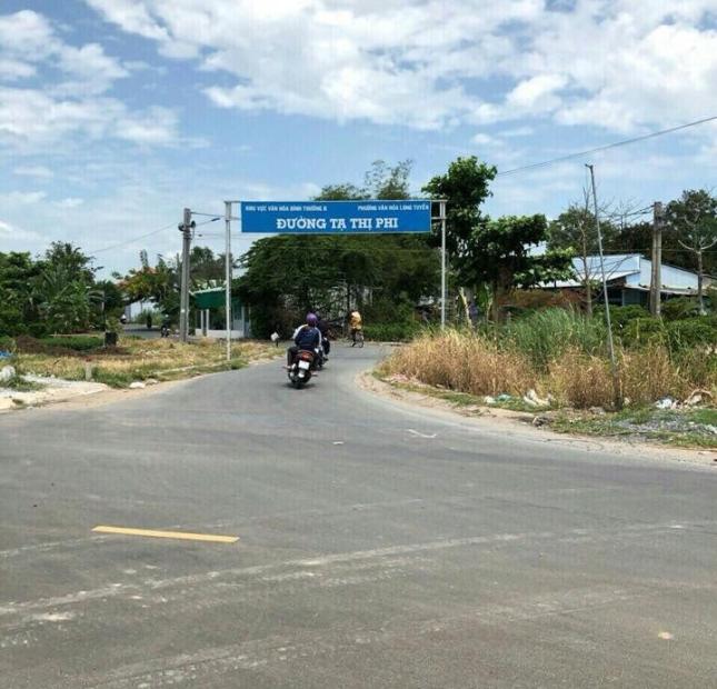 Bán nền mặt tiền đường Tạ Thị Phi Long Tuyền Binh Thủy Cần Thơ dt 160m2 giá 2ty200trieu
