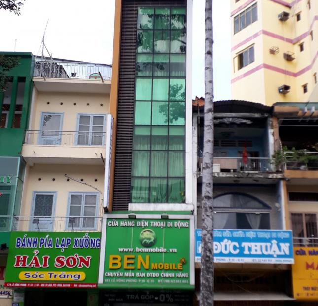 Cần bán gấp nhà mặt tiền đường Nguyễn Chí Thanh, P.15, Quận 5, kết cấu trệt 4 lầu, 4.1x17m.