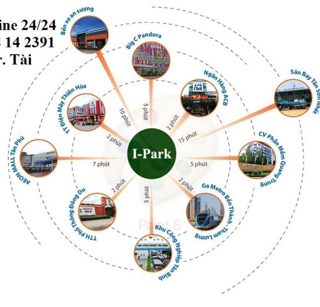 Căn hộ I-Park ngay công viên An Sương chỉ 1.6 tỷ/2PN - cam kết bán đúng giá chủ đầu tư
