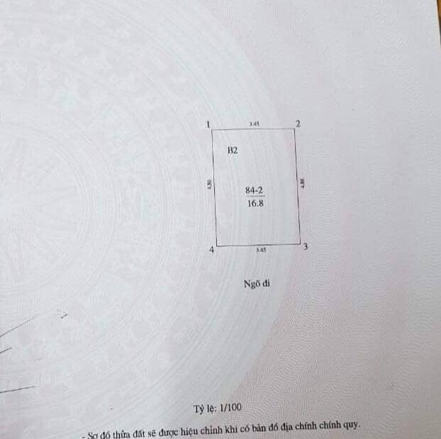 1.65 tỷ, có nhà 20m2 4 tầng, Trung tâm Đội Cấn Ba Đình, sổ vuông như bánh trưng