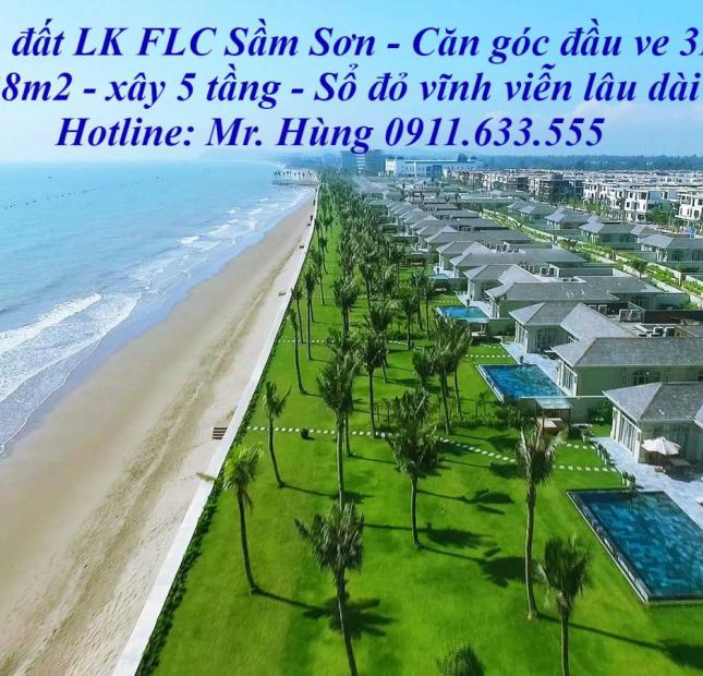 Bán đất liền kề FLC Sầm Sơn Thanh Hoá căn góc đầu ve 3D, LH 0919.65.8986