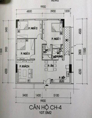 Chủ nhà có căn 107,5 m2 cần bán gấp với giá chỉ 18,5tr/m2 tại IA20 Ciputra-KĐT Thăng Long