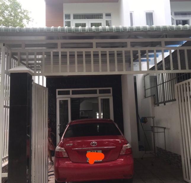 Cho thuê nhà Phú Thọ, Thủ Dầu Một, Bình Dương, nhà mới, có sân để xe hơi.